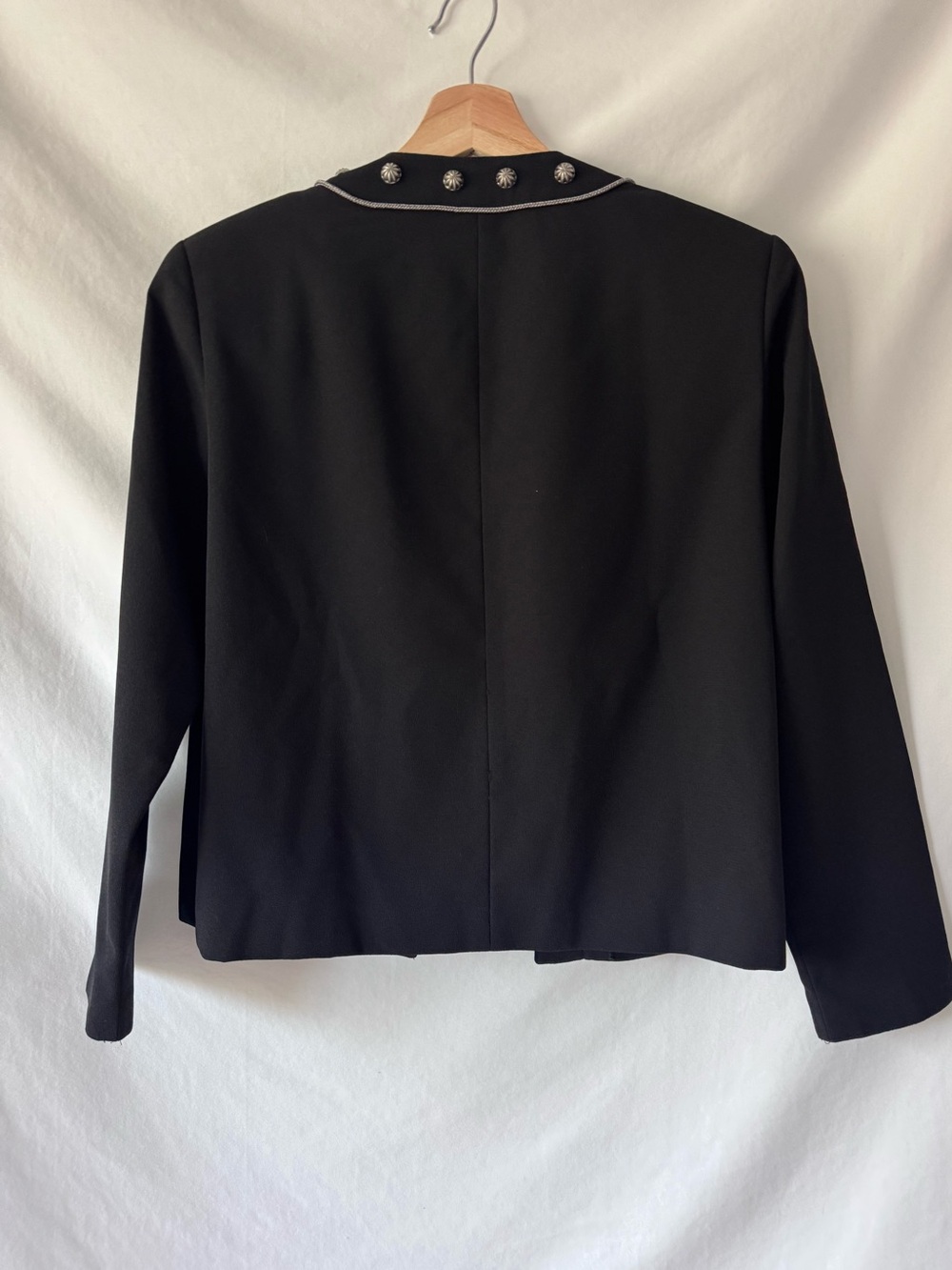 Double D Ranch Yoakum Black Concho Western Jacket Small Made USA - Picture 4 of 10